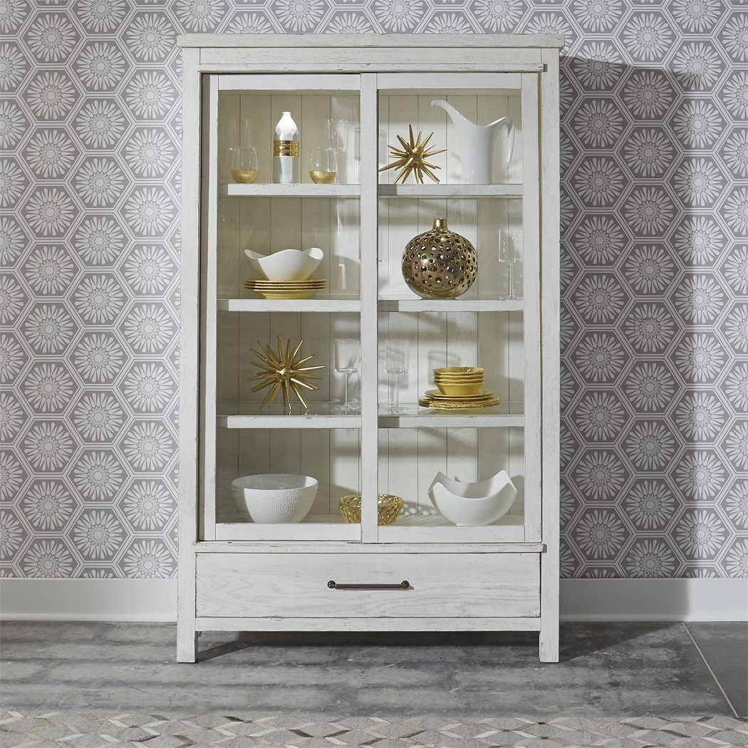 American Design Furniture by Monroe - Bristol Cottage Display Cabinet
